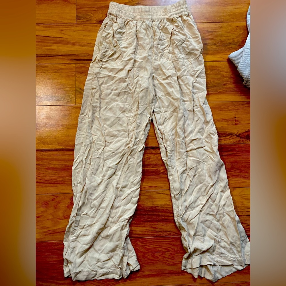 Worn sweatpants